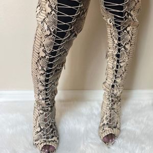 Thigh high boots
